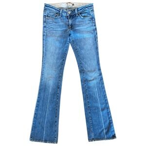 Paige Jeans Laurel Canyon 27 Low Rise Boot Cut Medium Wash Denim Made In USA
